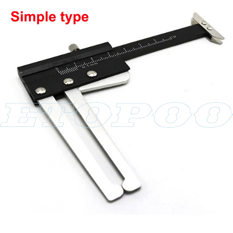 Stainless Steel Brake Vernier Caliper For Brake Discs Disks Measuring Tools disc brake Thickness Gauge Claw length 50mm/80mm