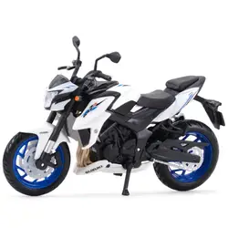 Maisto-Suzuki GSX-S750 ABS Static Die Cast Vehicles, Hobby coleccionable, modelo de motocicleta, juguetes, 1:18