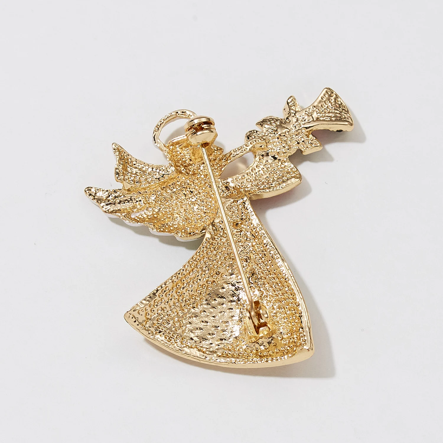 Musik-Engel-Fee-Broschen, Kristall-Sterling-Metall-Broschen für Damen, Kleidung, Schmuck, Accessoires, als bestes Geschenk – Detail 5