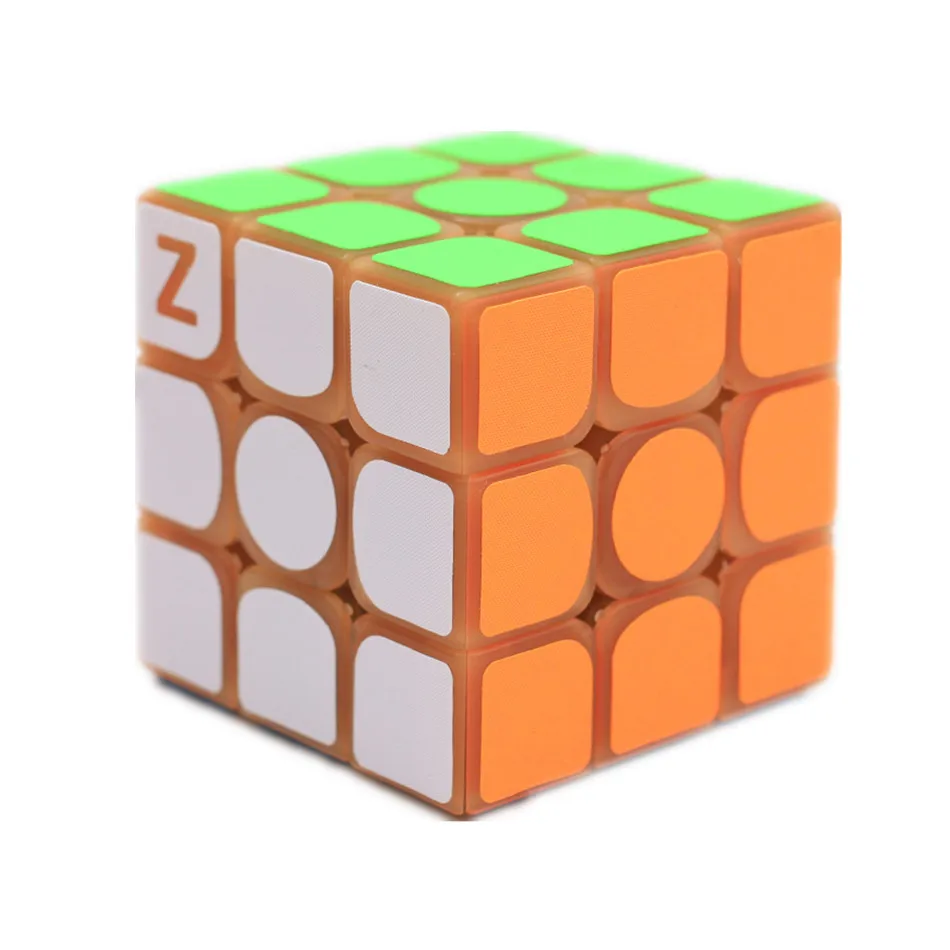 Zcube Glow in the Dark 3x3x3 Magic Speed Cube Puzzle Cubo Magico Professional Learning&Educational Classic Toys Cube