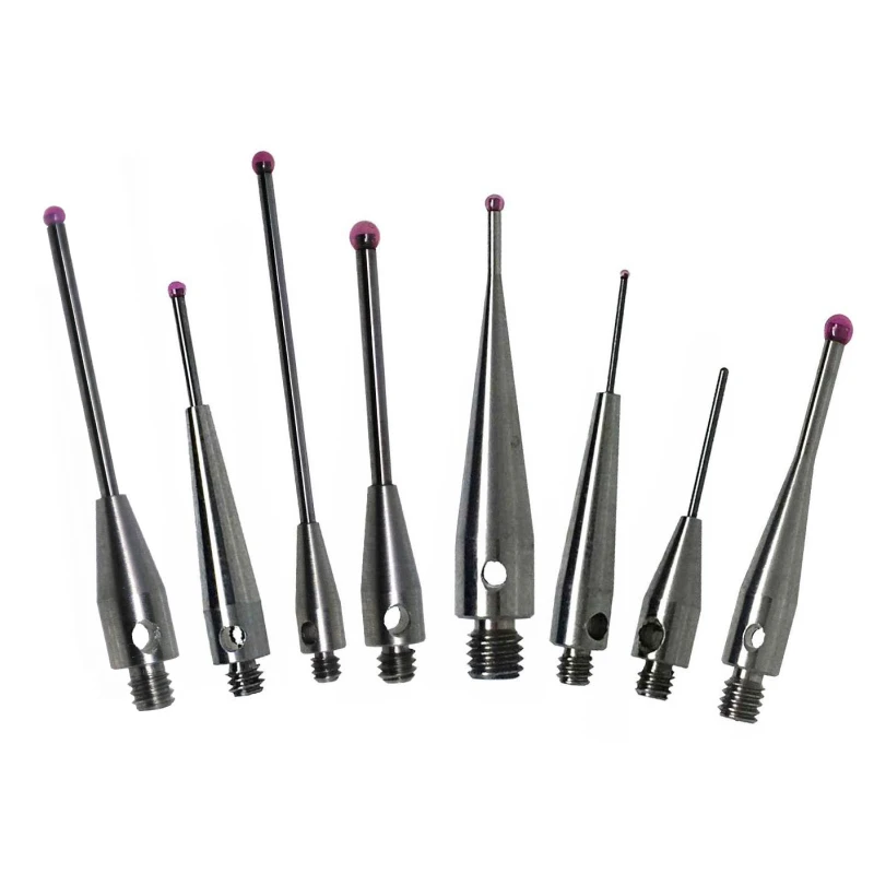 Трехкоординатный стилус M2, трехмерный зонд, Рубиновая головка, диаметр 1,0/1,5/2,0/2,5/3,0