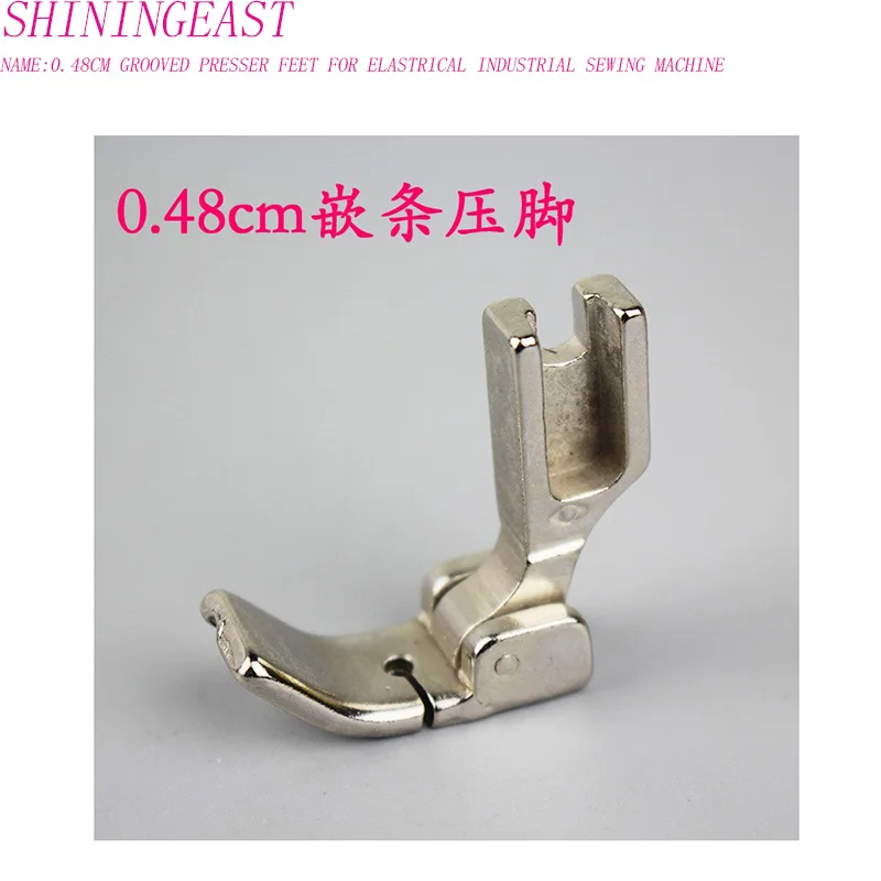 

2pcs/lot 0.48cm grooved pressing Foot Feet Presser Domestic Sewing Machine tailor tools Accessories Industrial needle