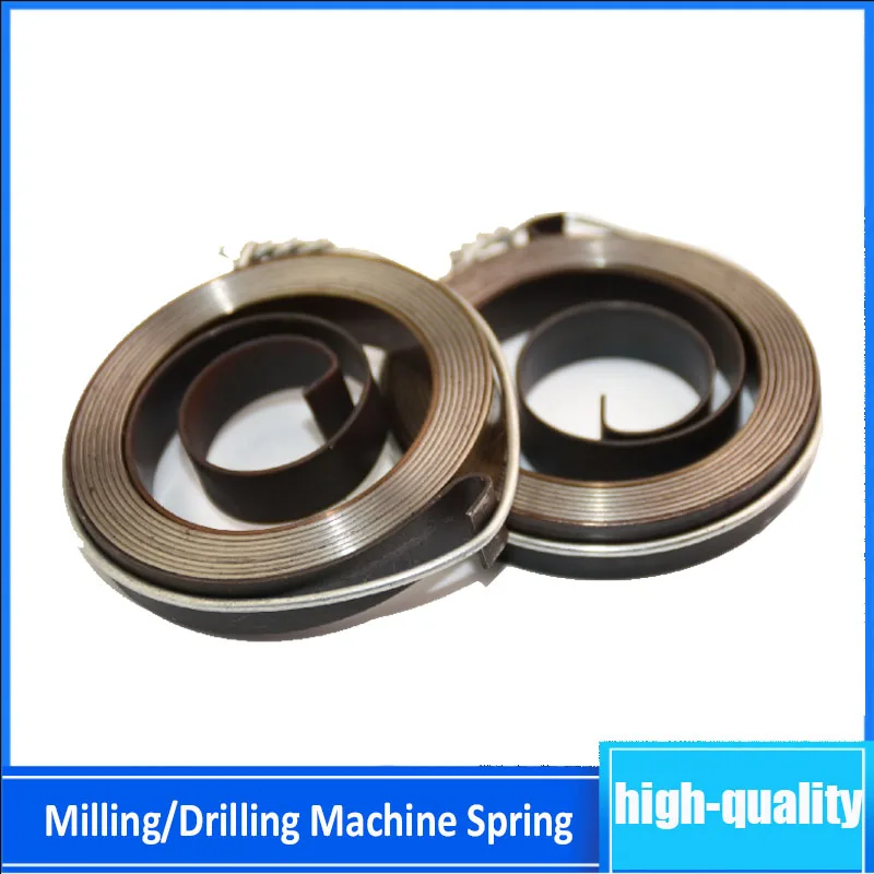 

1PCS Spiral Flat Wire Coil Torsion Clockwork Spring Milling/Drilling Machine Spring Constant Force Extension Springs