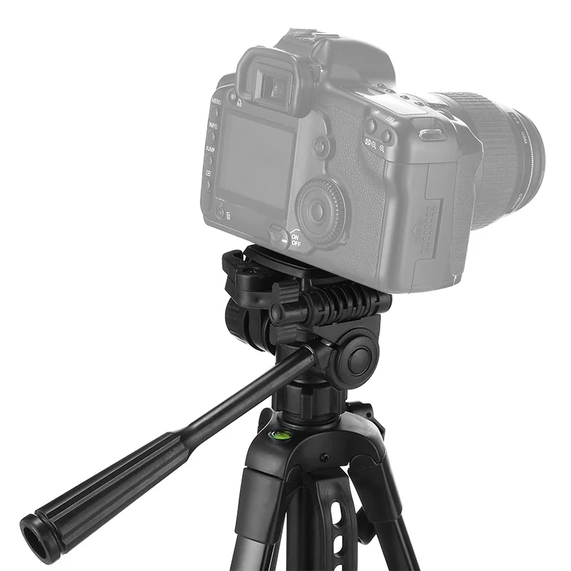 Professional Tripod Light Stand for Camera Black Tripod with handle For Canon Nikon Sony DSLR Digital Camera DV Camcorder