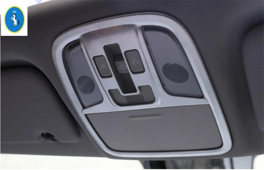 

Yimaautotrims Auto Accessory Front + Rear Roof Reading Lights Lamp Cover Trim Fit For KIA Sportage 2016 2017 2018 2019 2020 ABS