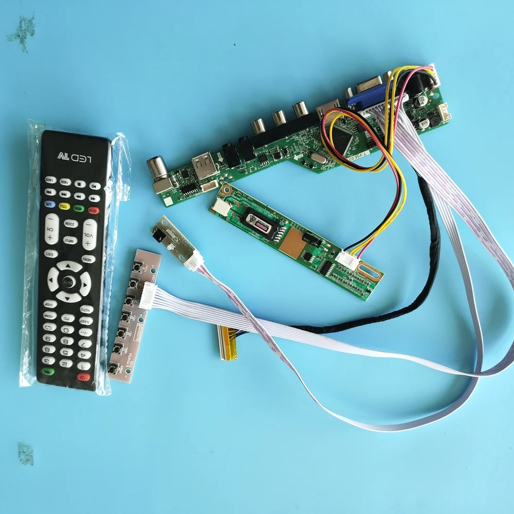 Kit para B121ew03 v6 B121ew03 v7 B121ew03 v8 12.1 1280×800 tv Placa Controladora Lcd Tela Usb av Hdmi Vga-compatível