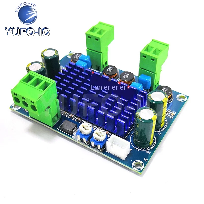 Free Ship 3pcs XH-M572 120W High-Power Pa3116d2 Digital Amplifier Board T 5-28v Chassis Dedicated Plug-in