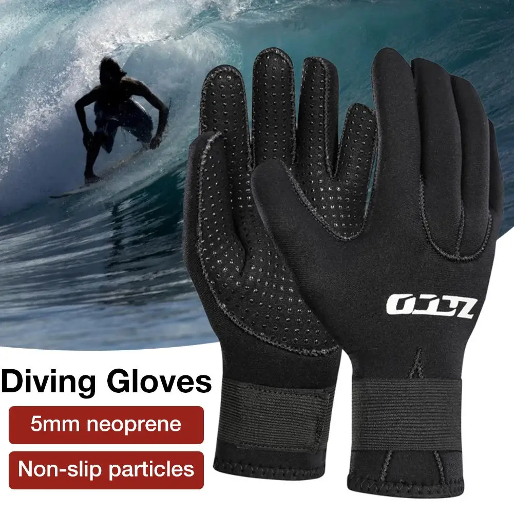 3mm Neoprene Diving Gloves Men Wetsuit Gloves Snorkeling Canoeing Gloves Women Spearfishing Underwater Hunting Gloves