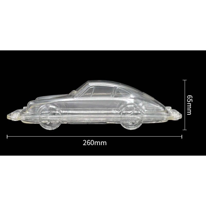 Polycarbonate Mold 3D Chocolate Car Mold Cake Decoration Baking Candy Mould Polycarbonate Chocolate Mold