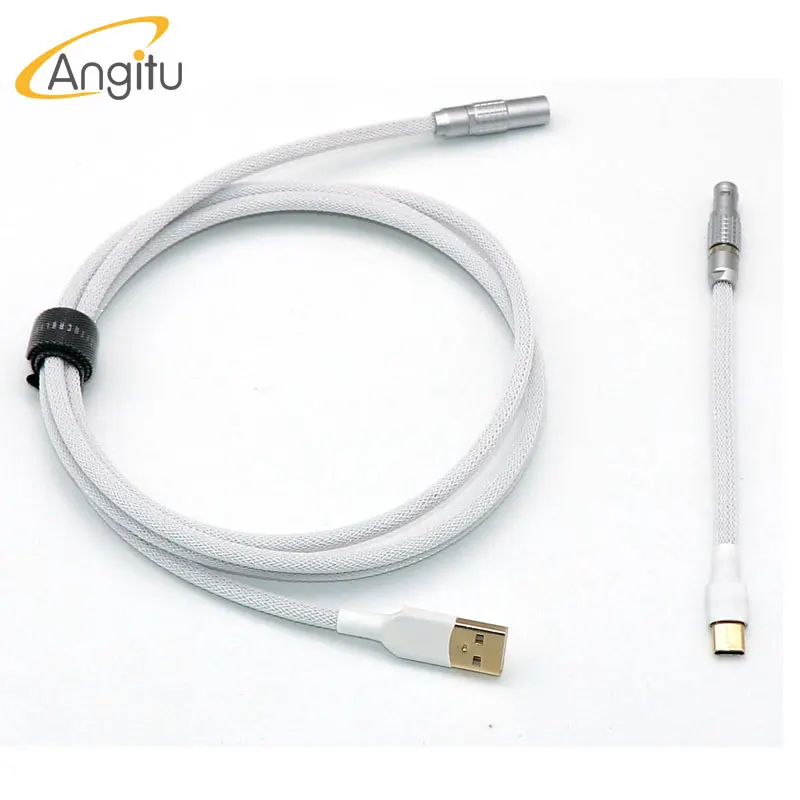 Angitu FGG PHG 0B Aviator Cable Double Sleeved USB to TYPE C Custom Mechanical Keyboard USB Cable