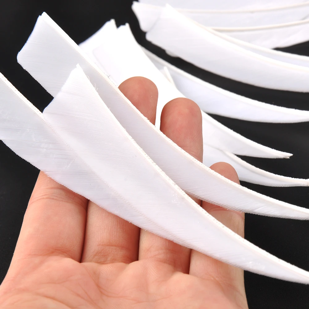 

Linkboy-аксессуары для стрельбы из индейки в форме пера для правого крыла, аксессуары «сделай сам» для охоты и стрельбы из лука, травление 4 дюйма, 36 шт.