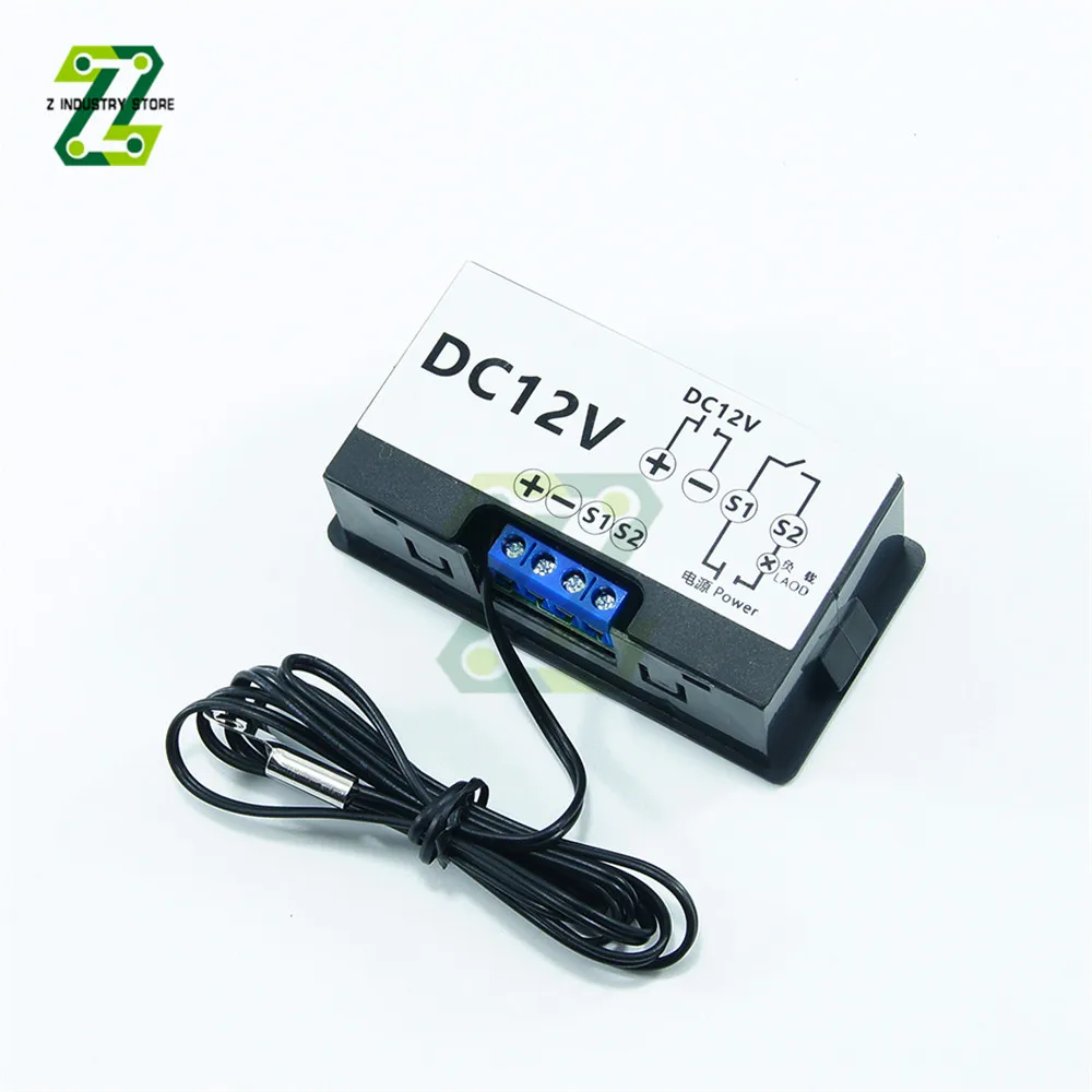 12V 24V 220V Digital LED Temperature Controller W3231 For Incubator Cooling Heating Switch Thermostat NTC Sensor