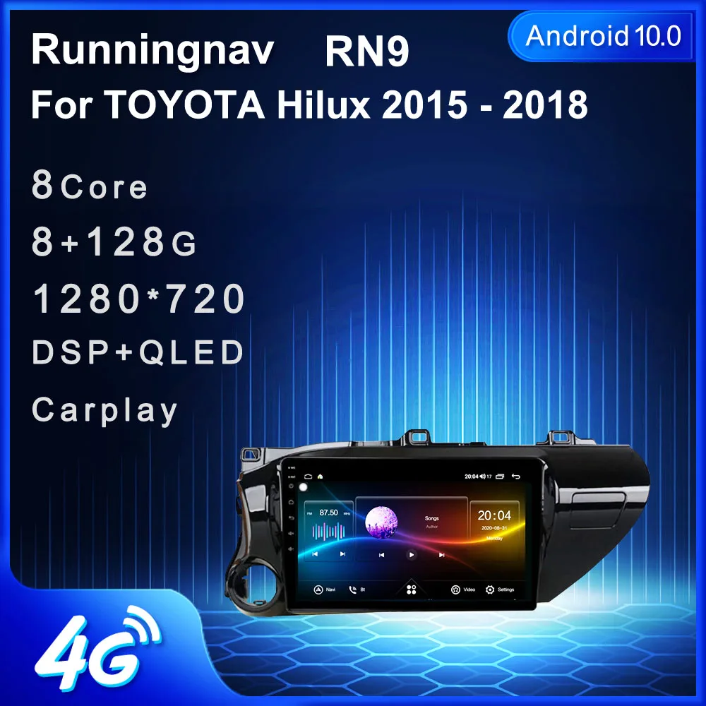 

Runningnav For TOYOTA Hilux 2015 2016 2017 2018 Car Radio 2 Din Android Car Radio Multimedia Video Player Navigation GPS