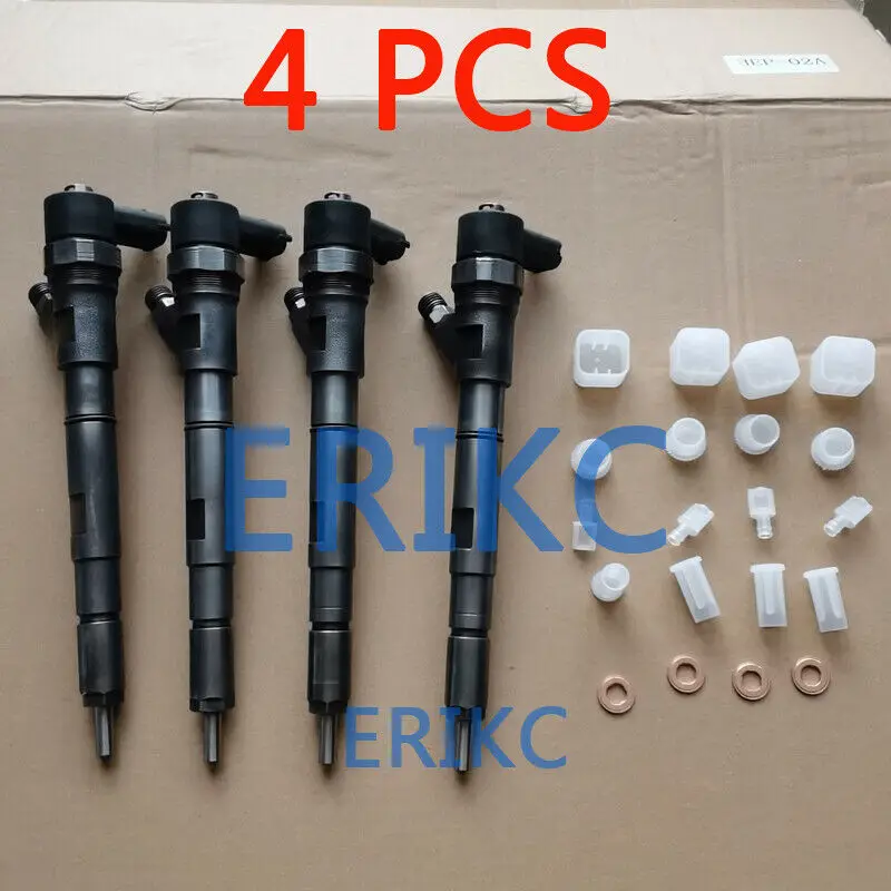 4PCS 0445110279 Fuel Nozzle Inyector 0 445 110 279 Common Rail Fuel Injection 0445 110 279 for hyundai 33800-4A100 33800-4A150