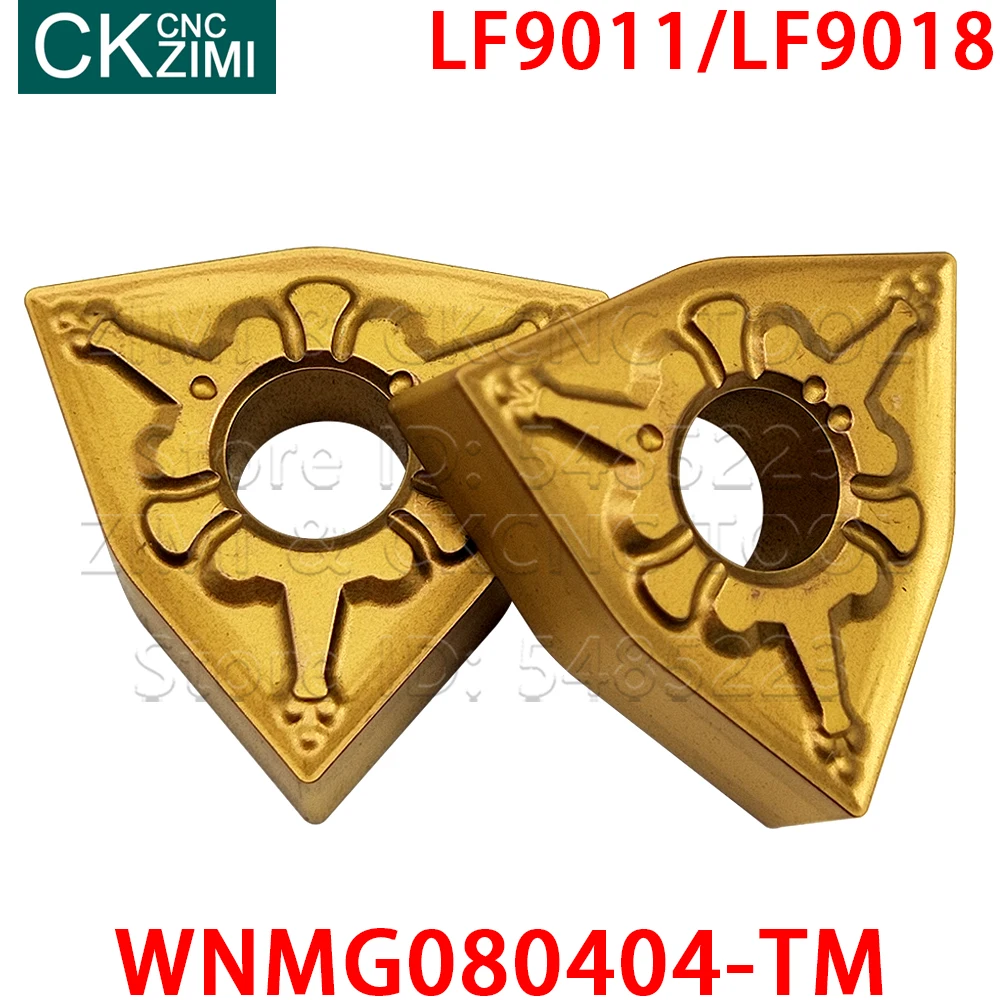 WNMG080404-TM LF9018 WNMG080404-TM LF9011 كربيد تحول إدراج الخشب تحول أدوات CNC المعادن مخرطة أدوات WNMG 080404 للصلب
