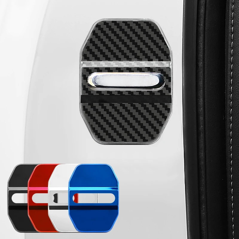 4 قطع غطاء قفل باب السيارة حماية مشبك غطاء الصدأ لسيارات BMW X1 X3 X4 X5 X6 E46 E90 E60 F10 E39 F30 E36 F20 E87 E70 E91 E30