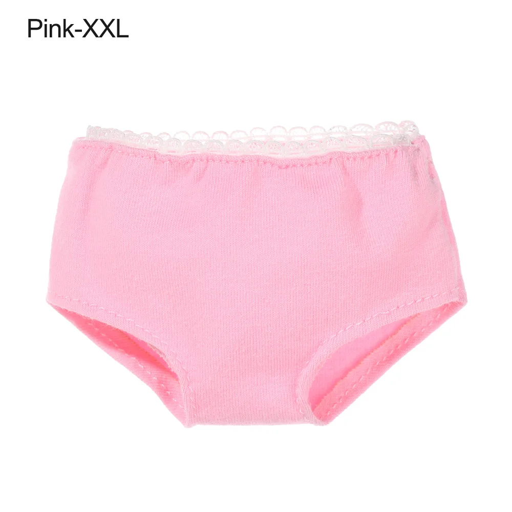2 Pares De Bragas De Ropa Interior Para Muñecas – Accesorios Reutilizables De Colores Surtidos, Fáciles De Poner Y Quitar, 15x7 Cm