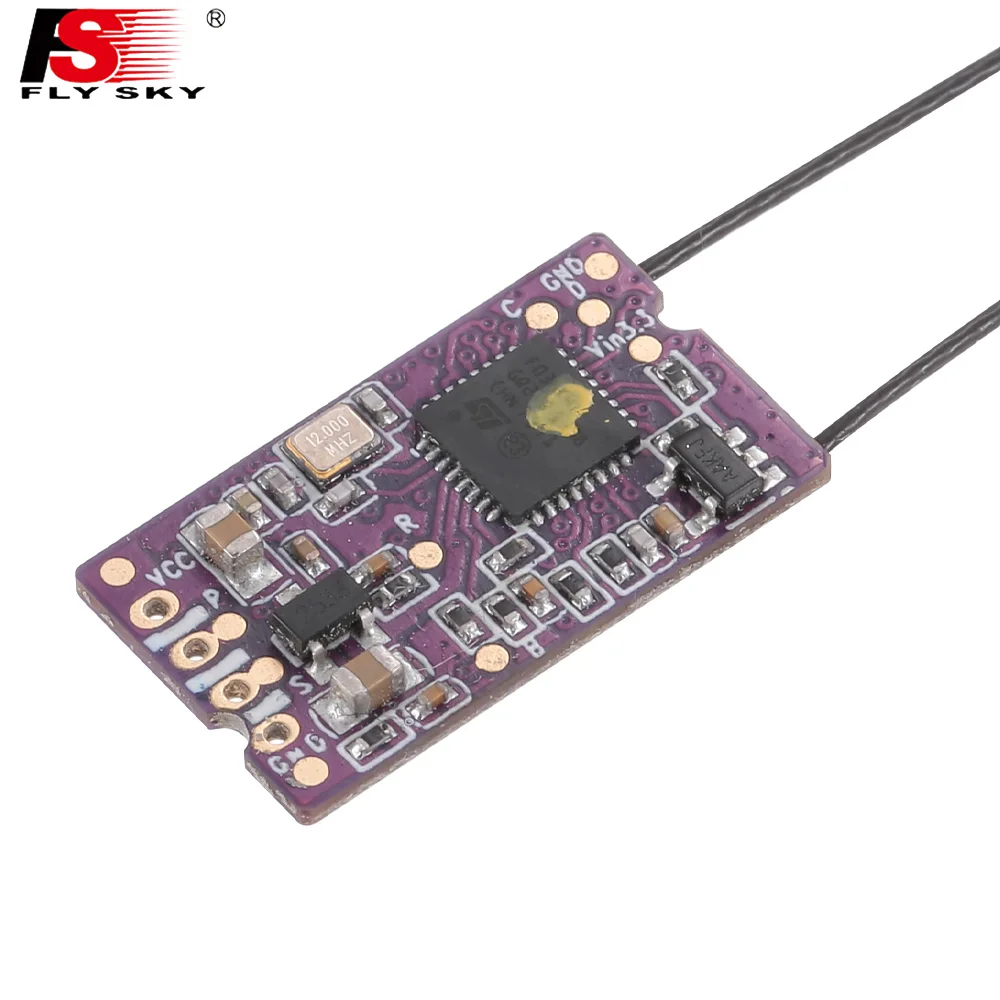 Flysky FS X14S 2.4G PPM i-BUS S-BUS 14CH Dual Antenna One Way Receiver For RC Drone FS NV14 I6X I6 I6S I6X Remont Controller