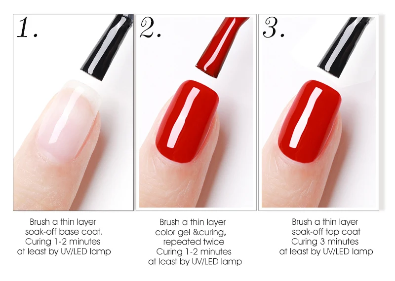 Venalisa Soak Off Gel-Nagellack, neue Serie, vollständige Abdeckung, Farbe, 7,5 ml, Nagel-UV-Gel-Nagelgel-Lack-Lack für CANNI-Gel-Maniküre – Detail 8