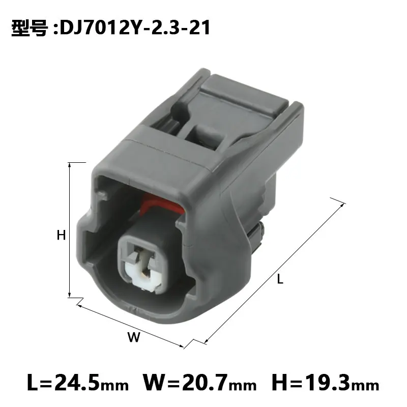 1sets dj7012y-2.3-21 amp head knock sensor plug 7283-1015-10 7116-4029-08 7116-4028-08 7116-4027 7116-4026 7116-4025 7157-3821