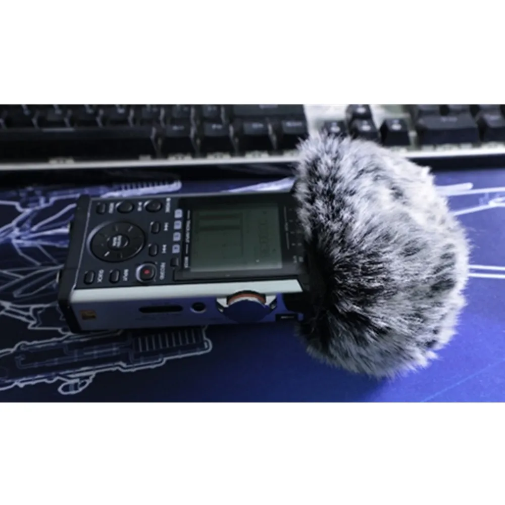 Dead Cat Outdoor Portable Digital Recorders Furry Microphone Mic Windscreen Windproof Muff for Tascam DR44WL Reduce Wind Noise