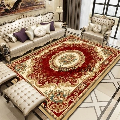 

European modern luxury door mat living room sofa carpet Simple bedroom home carpet can be customized