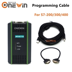 PLC Programming Cable Compatible Siemens S7-200/300/400 6ES7972-0CB20-0XA0 USB-MPI Isolated MPI/PPI/DP/PROFIBUS USB Adapter