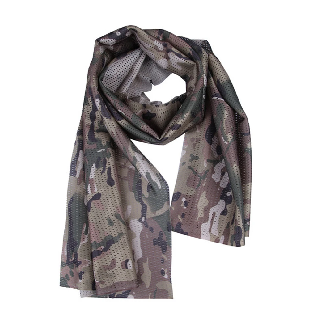 Tactische Militaire Camouflage Sjaal Mannen Vrouwen Halswarmer Sneldrogende Scarives Airsoft Paintball Jacht Multicam Gezichtsmasker