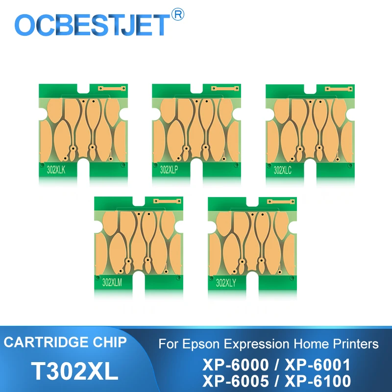 302XL T302XL Ink Cartridge Chip For Epson Expression Premium XP-6000 XP6000 XP-6001 XP6001 XP-6005 XP6005 XP-6100 XP6100 Printer