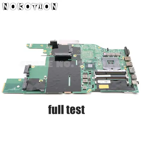 NOKOTION FRU 04W0720 04W0398 Laptop Motherboard For Lenovo ThinkPad E520 Main board HM65 UMA DDR3 100% tested Free CPU