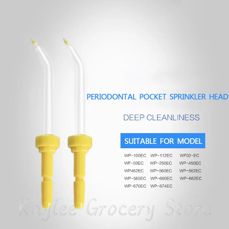 2/6PCS Oral Irrigator Nozzles Periodontal Nozzle for Ocarest/WaterpikWp-100/Nicefeel/FIycat / Waterpulse v300/v400/V600