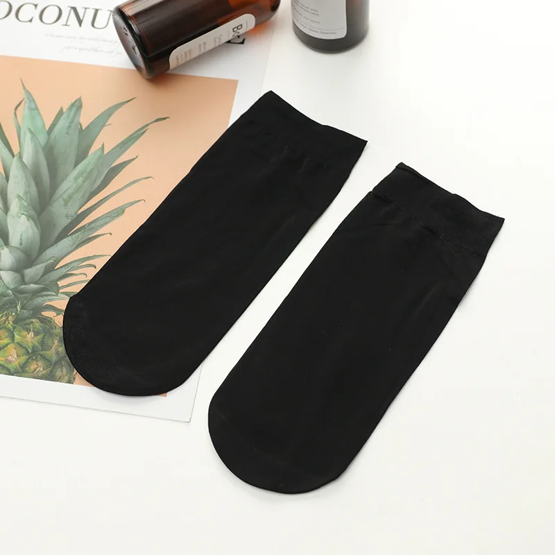 10 Pairs Spring Summer Women Mask Socks Steel Wire Anti-breakage Short Socks Seamless Velvet Boots Super Toughness Women' Socks