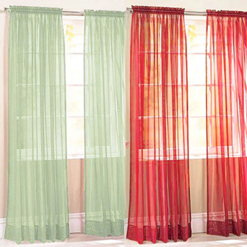 Curtains black and white drapes Sheer yarn tulle Orange Curtains Tulle for ivory curtains green curtains wedding ceiling