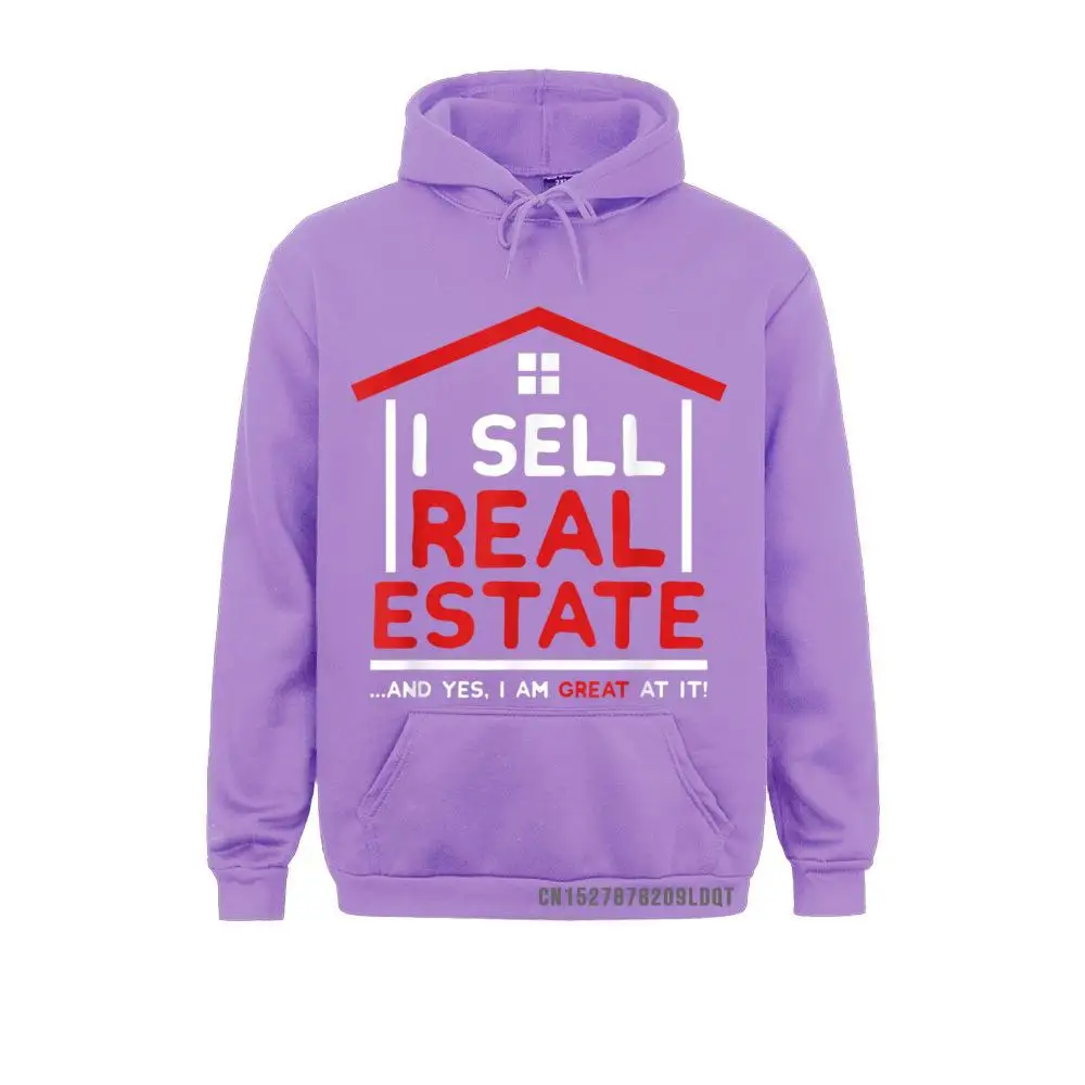 Long Sleeve Hoodies Mens Sweatshirts I Sell Real Estate Funny Realtor Quote Agent Broker Investor Winter Sportswears 2021 New