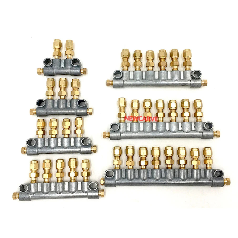 4mm Tube A Type Volume Adjustable Oil Distributor Separator Valve Divider NEWCARVE