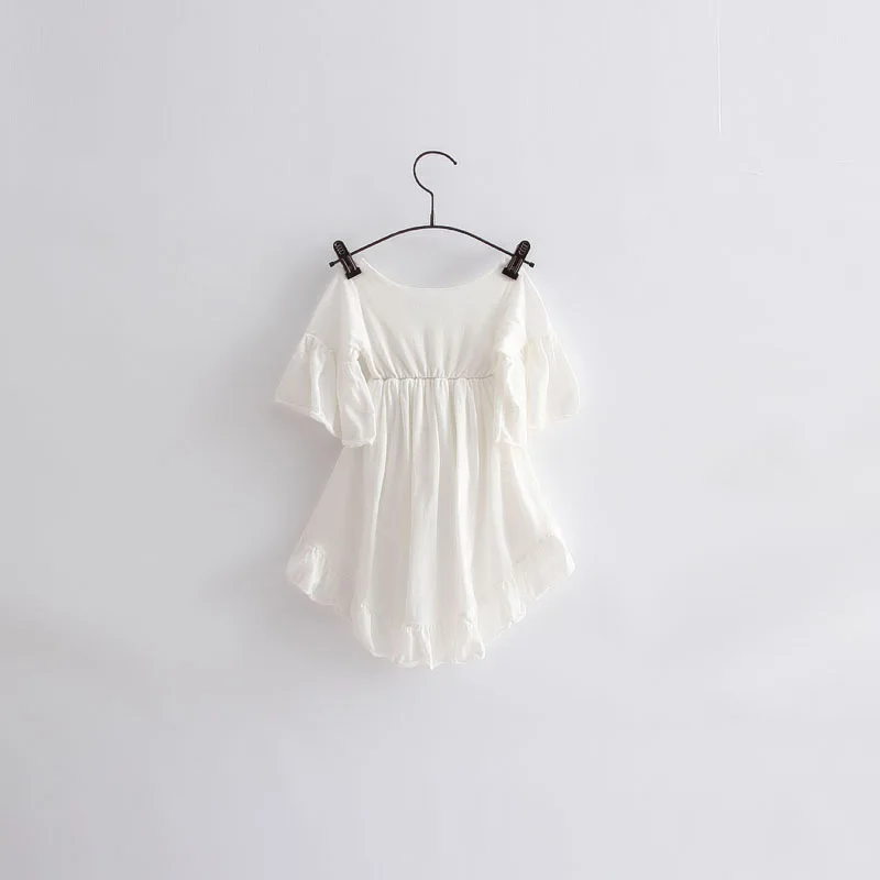 2023 Kids Summer Dress White Princess Robe Enfant Fille Fashion Vestidos Infantil Baby Girl Summer Dresses Toddler Girl Dress