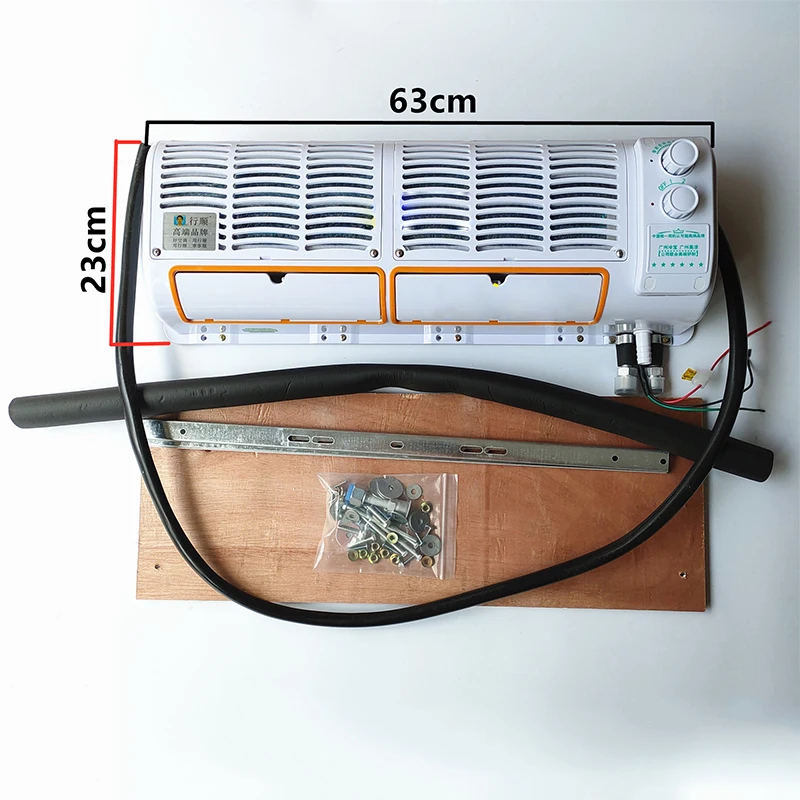 Camion modificato aria condizionata hook-up evaporatore per aria condizionata ad alto volume 150W aria condizionata refrigerazione 24V hook-up