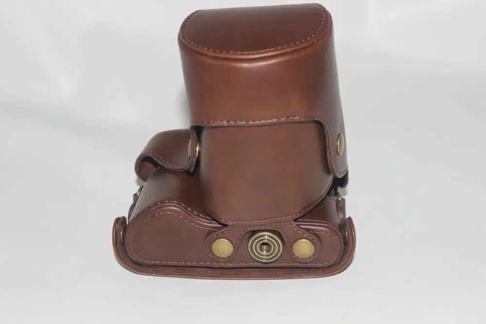 PU 가죽 카메라 케이스 가방 그립 스트랩 Samsng NX300 18-55mm 20-50mm 렌즈 어깨 끈