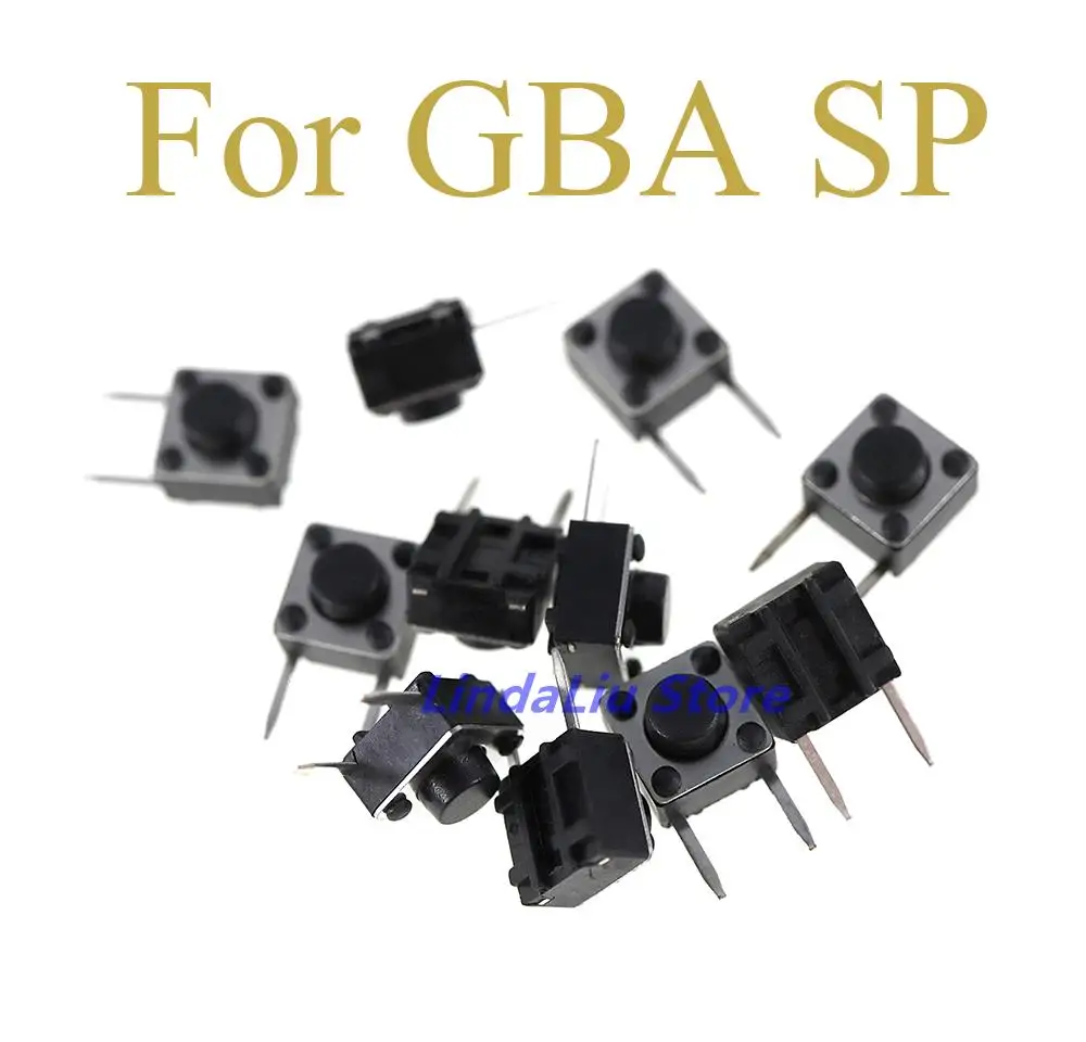 100pcs/lot L / R Buttons LR Switch button Part for GBA SP Controller repair parts