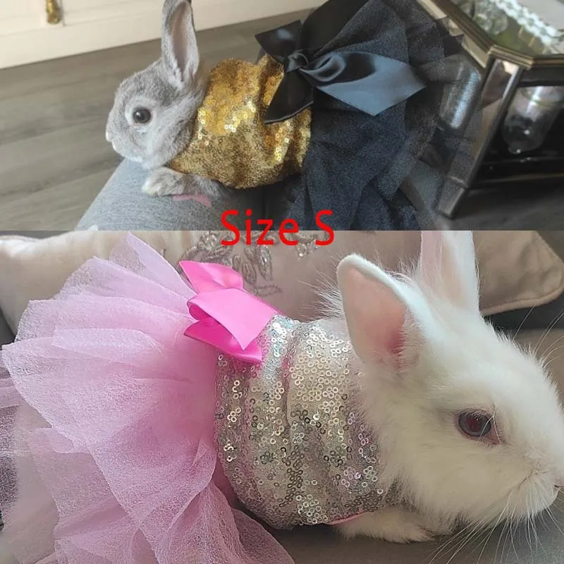 Small Dog Dress Pet Tutu Dress with Sequin Bows Princess Skirt Puppy Dog Clothes Chihuahua York Terrier Wedding Birthday Costume