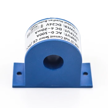 DC/AC 10A 15A 20A 50A range Hall current transformer 4-20mA current transmitter
