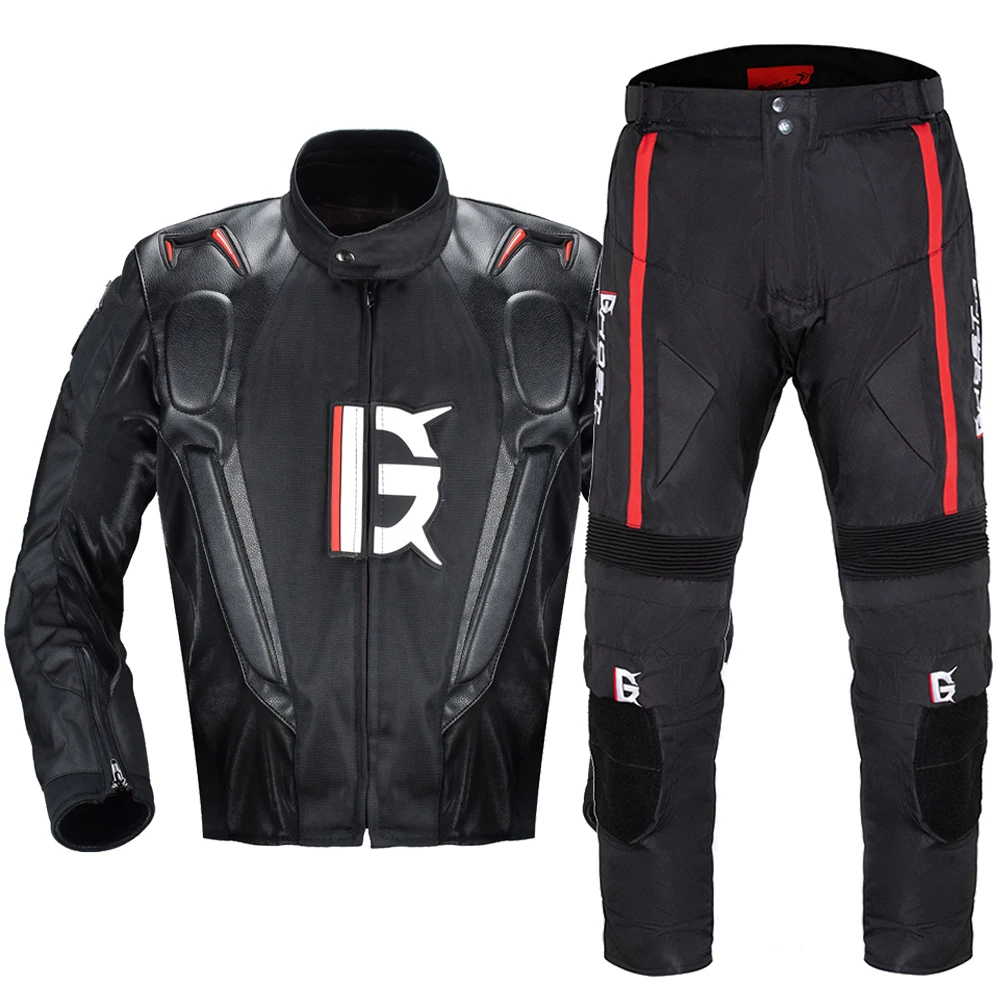 

GHOST RACING Motorcycle Jacket Protective Gear Men Motorbike Riding Jacket Waterproof Windproof Moto Clothing Motorcycle Suits