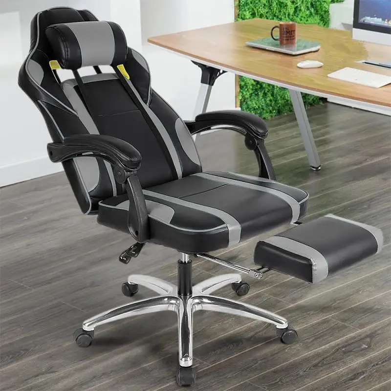 

360 Degree Rotation Office Chairs 175° Reclining Computer Chair Comfortable Executive Computer Seating Recliner Leather HOT