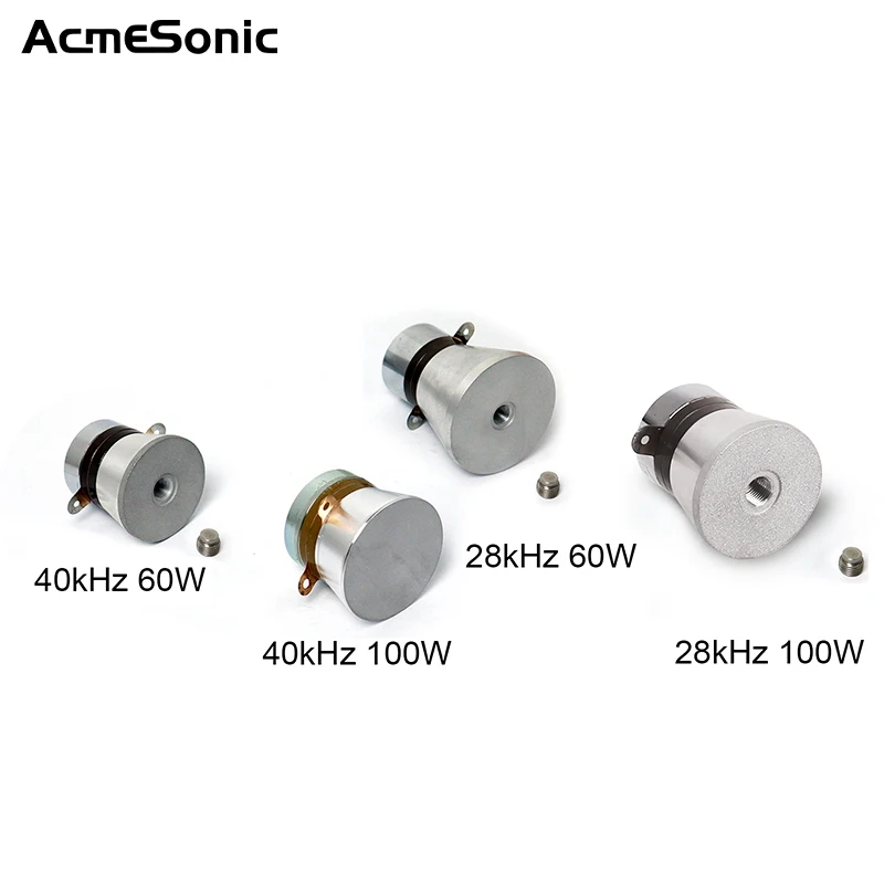 ACMESONIC 초음파 압전 변환기, 산업용 초음파 클리너용, 40W, 100W