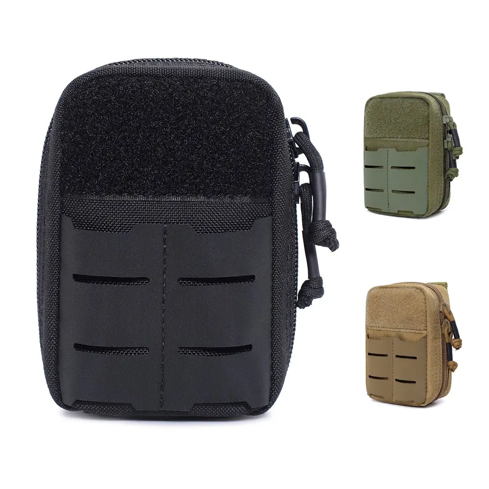 Tactical Molle Pouch Belt Waist Pack Bag Small Pocket Military Waist Pack Running Pouch Outdoor Travel Camping Pocket Bag