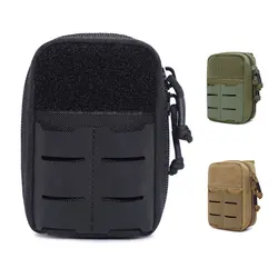 Tactical Molle Pouch Belt marsupio marsupio tasca piccola marsupio militare marsupio da corsa borsa da campeggio da viaggio all'aperto