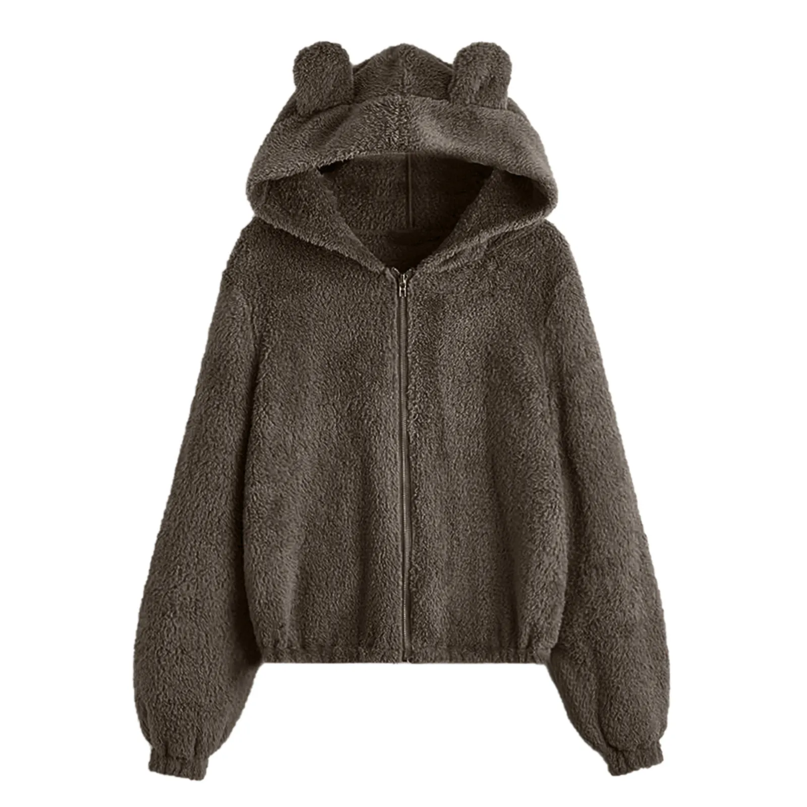 Winter Teddy Fleece Coat Women kawaii Teddy Bear Jacket Thick Warm Fake Fleece Jacket Fluffy Outwear Plus Size Loose Overcoat