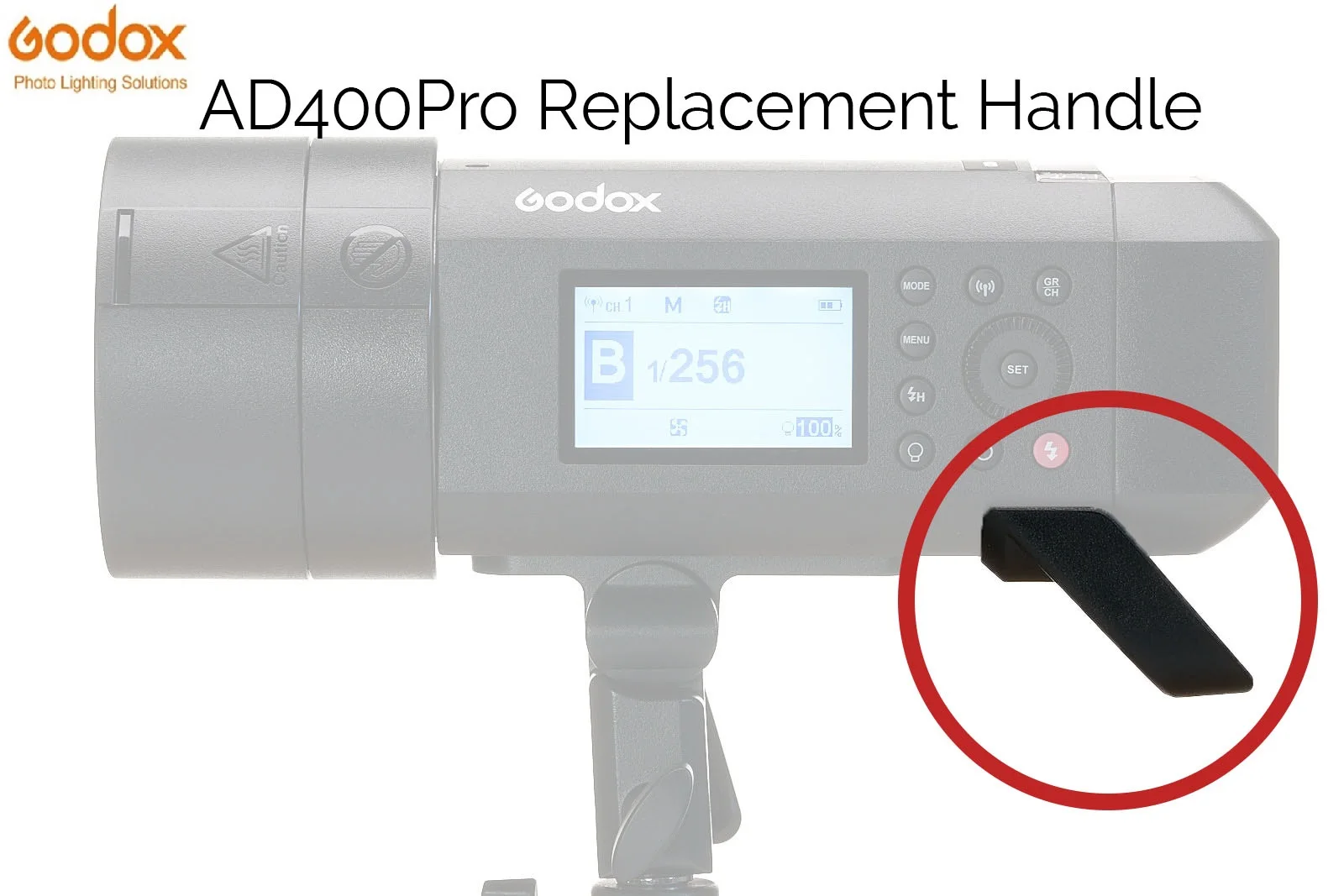 Godox Original Handle for AD400PRO AD 400 Pro XPLOR 400Pro Accessory Spare or Replacement  Handle