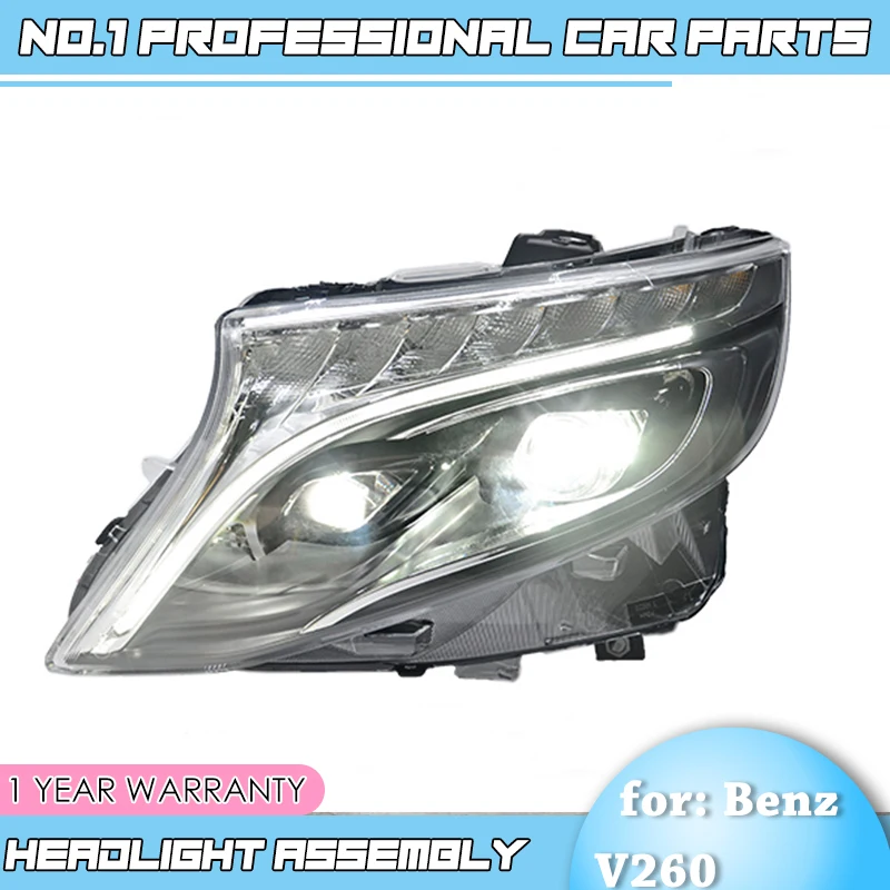 car accessories for Benz Metris V206 ALL LED Headlight 2016-2019 for Mercedes-Benz Benz vito  LED Headlight DRL Bi-LED Lens