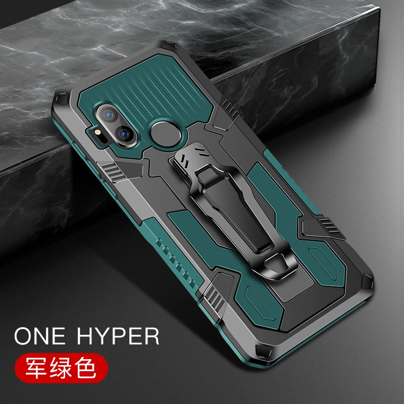 Armor CaseFor Motorola Moto One Hyper Case Shockproof Belt Clip Holster Cover For Motorola Moto One Hyper XT2027 Coque Funda